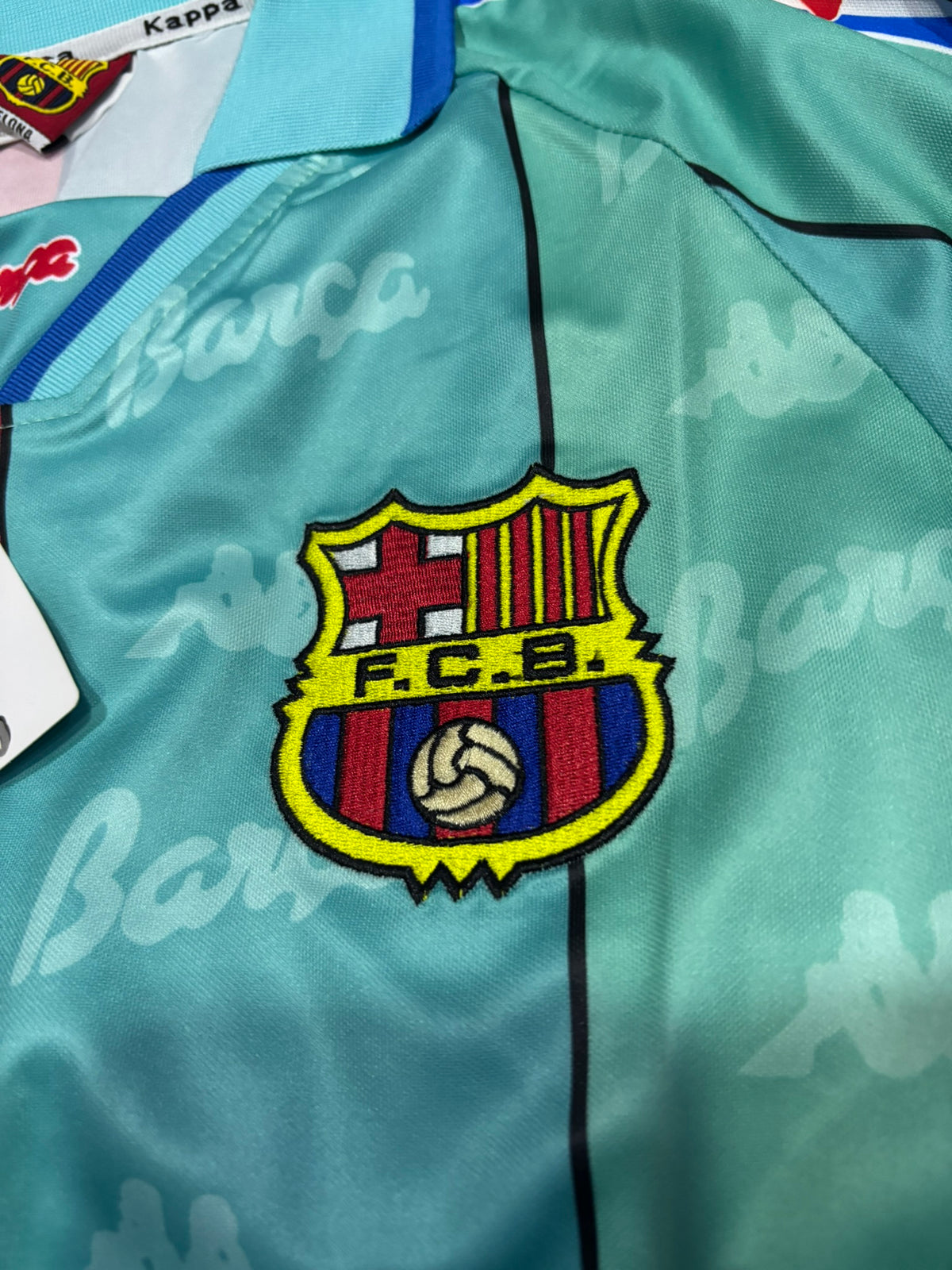 FC Barcelona 1996-97 Away Jersey (Retro Version)