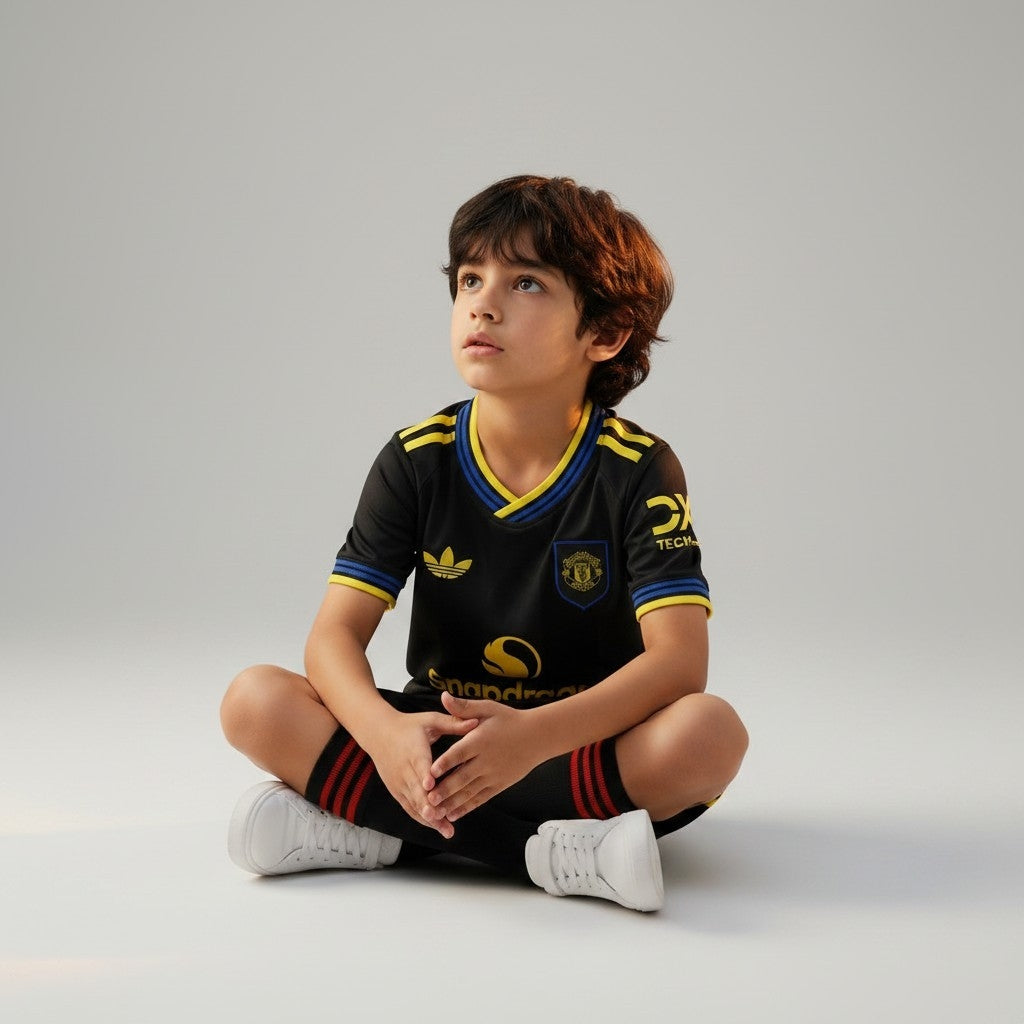 Manchester United Third Jersey 2025/26 (Kids FC Set)