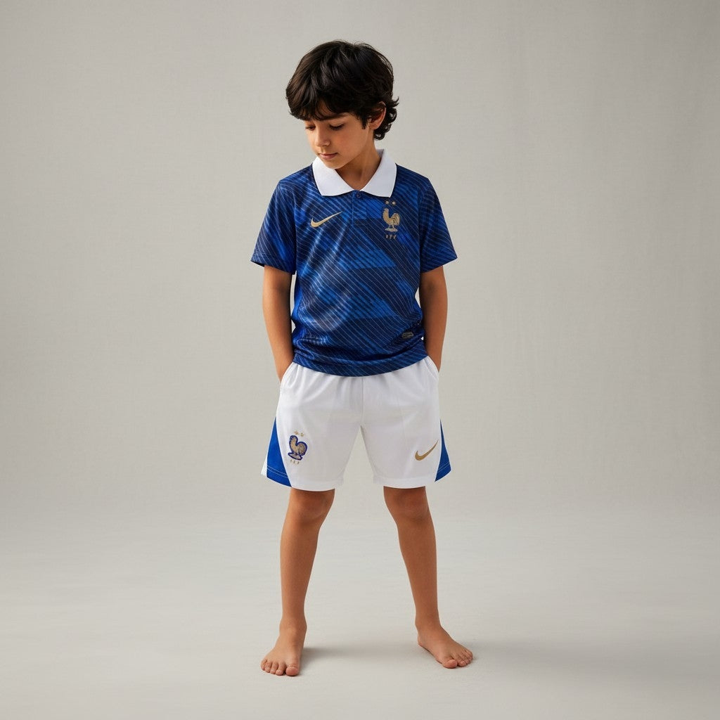 France Home Jersey 2026 (Kids FC Set)