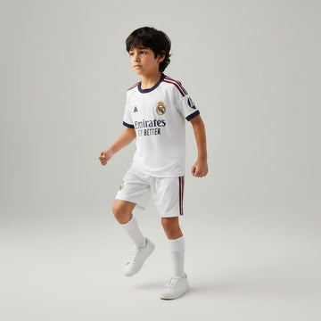 Real Madrid Home Jersey 2025/26 (Kids FC Set)