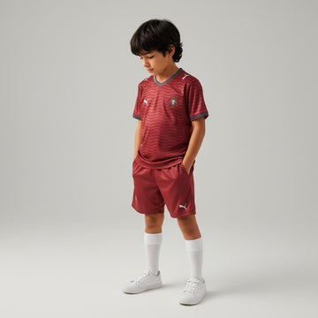 Portugal Home Jersey 2026 ( Kids FC Set)