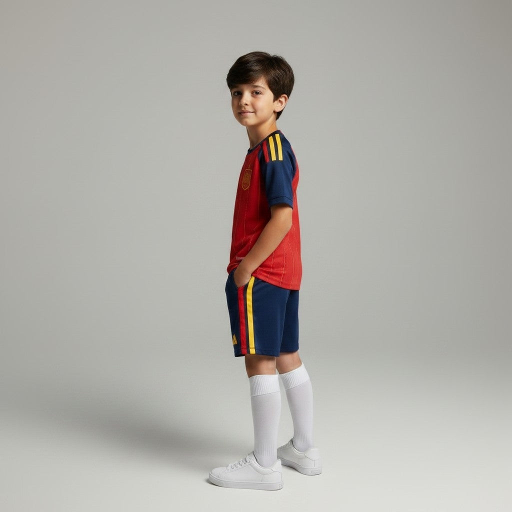 Spain Home Jersey 2026 (Kids FC Set)