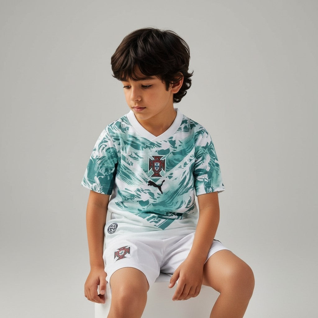 Portugal Away Jersey 2026 (Kids FC Set)