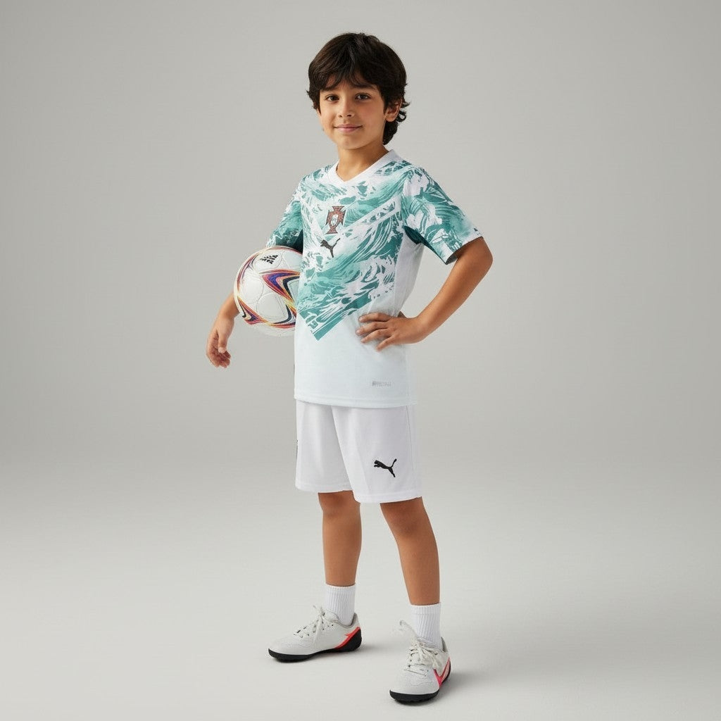 Portugal Away Jersey 2026 (Kids FC Set)
