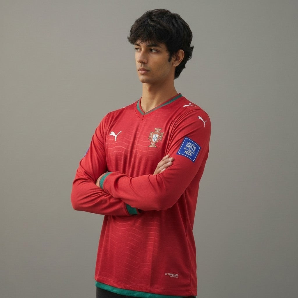 Portugal Home Long Sleeve Jersey
