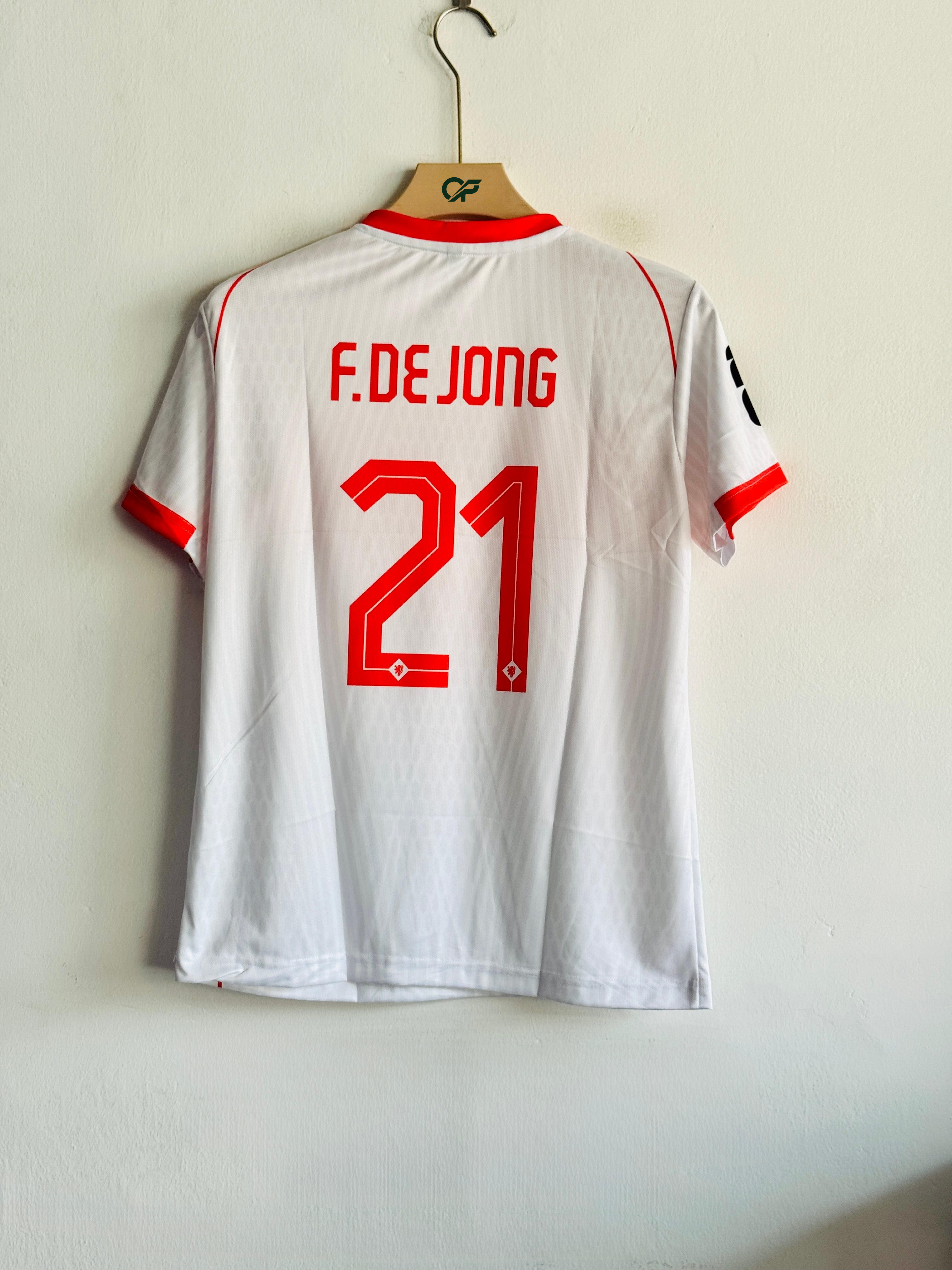 Netherlands Away Jersey – F. De Jong #21 (Printed)